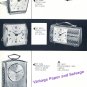 1957 Swiza Clock Company Switzerland Swiss Print Ad Reveils et Pendulettes Publicite
