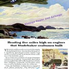1944 Studebaker Cyclone Engines Boeing Flying Fortress WWII WW2 Vintage Print Ad 1944 Studebaker Cyclone Engines Boeing Flying Fortress WWII WW2 Vintage Print Ad