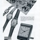 1951 Oris SA Watch Clock Company Holstein Switzerland Vintage 1950s Swiss Ad