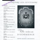 1951 Lavina Manufacture d'Horlogerie Un Siecle d'Experience 1950s Swiss Print Ad