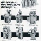 1969 Henri Hauser SA Machine Co. Switzerland Swiss Print Ad Horology Horlogerie 1969 Henri Hauser SA Machine Co. Switzerland Swiss Print Ad Horology Horlogerie