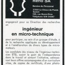 Portescap Reno SA Switzerland Vintage 1969 Employment Advert Swiss Ad Horology Portescap Reno SA Switzerland Vintage 1969 Employment Advert Swiss Ad Horology