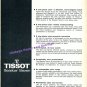 1964 Tissot Visodate Seastar Seven Watch Advert Tissot Watch Company Swiss Ad