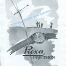 1948 Prexa Watch Company Archery Precision Bow + Arrow Vintage Swiss Print Ad