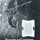 1948 Jaeger-LeCoultre Cooperation Between Artist and Technician Vintage Swiss Print Ad
