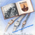 1948 Buren Watch Company Buren SA Switzerland Vintage 1940s Swiss Print Ad