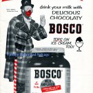 1956 Bosco the Clown Paul Jerome Ringling Bros Circus Bosco Milk Amplifier 1950s Print Ad 1956 Bosco the Clown Paul Jerome Ringling Bros Circus Bosco Milk Amplifier 1950s Print Ad