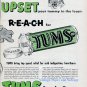 1956 Tums for the Tummy Circus Clown Upset Stomach Heartburn Vintage 1950s Print Ad Advert