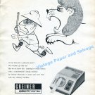 1961 Greiner Electronic Chronographic Timing Machine Advert Swiss Print Ad 1961 Greiner Electronic Chronographic Timing Machine Advert Swiss Print Ad