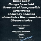 1961 Omega Watch Company Winner of 3 Out of 4 Accuracy Records Swiss Print Ad