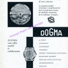 1957 Dogma Campeador Watch Advert Dogma Watch Co Arthur Dorsaz & Co Swiss Print Ad 1957 Dogma Campeador Watch Advert Dogma Watch Co Arthur Dorsaz & Co Swiss Print Ad