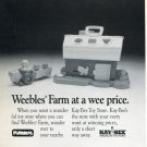 1988 Playskool Weebles Farm Advert Kay-Bee Toy Store Magazine Advertisement Playskool Ad 1988 Playskool Weebles Farm Advert Kay-Bee Toy Store Magazine Advertisement Playskool Ad