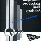 1976 Universo Large Scale Production Swiss Print Ad Advert Horology Horlogerie