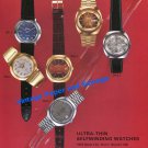 1976 Rodania Watch Company Basel Fair Switzerland 1970s Swiss Print Ad Advert