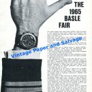 1965 Basel Heuer-Leonidas Rolex Omega Patek Philippe Vulcain Swiss Watch Fair