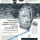 1958 Breitling TransOcean Watch Advert Vintage 1950s Swiss Print Ad Airline Pilots Aviation 1958 Breitling TransOcean Watch Advert Vintage 1950s Swiss Print Ad Airline Pilots Aviation