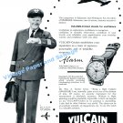 1956 Vulcain Cricket Stands for Confidence Vintage 1950s Swiss Print Ad Advert Suisse 1956 Vulcain Cricket Stands for Confidence Vintage 1950s Swiss Print Ad Advert Suisse