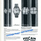 1963 Vulcain Watch Company Vulcain Cricket Dew Drop Meteor Centenary Swiss Print Ad Advert 1963 Vulcain Watch Company Vulcain Cricket Dew Drop Meteor Centenary Swiss Print Ad Advert