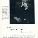 1956 Omega's Adolphe Vallat Man with a Mission 1956 Swiss Magazine Article Omega Co. 1956 Omega's Adolphe Vallat Man with a Mission 1956 Swiss Magazine Article Omega Co.
