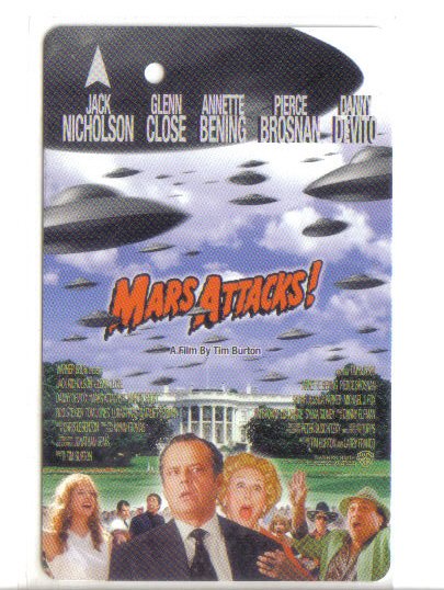 Mars Attck Limited Edition Transport card