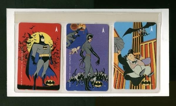 Batman Used phonecard set of 3