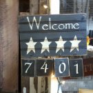 House Welcome Hanger with 2 numbers