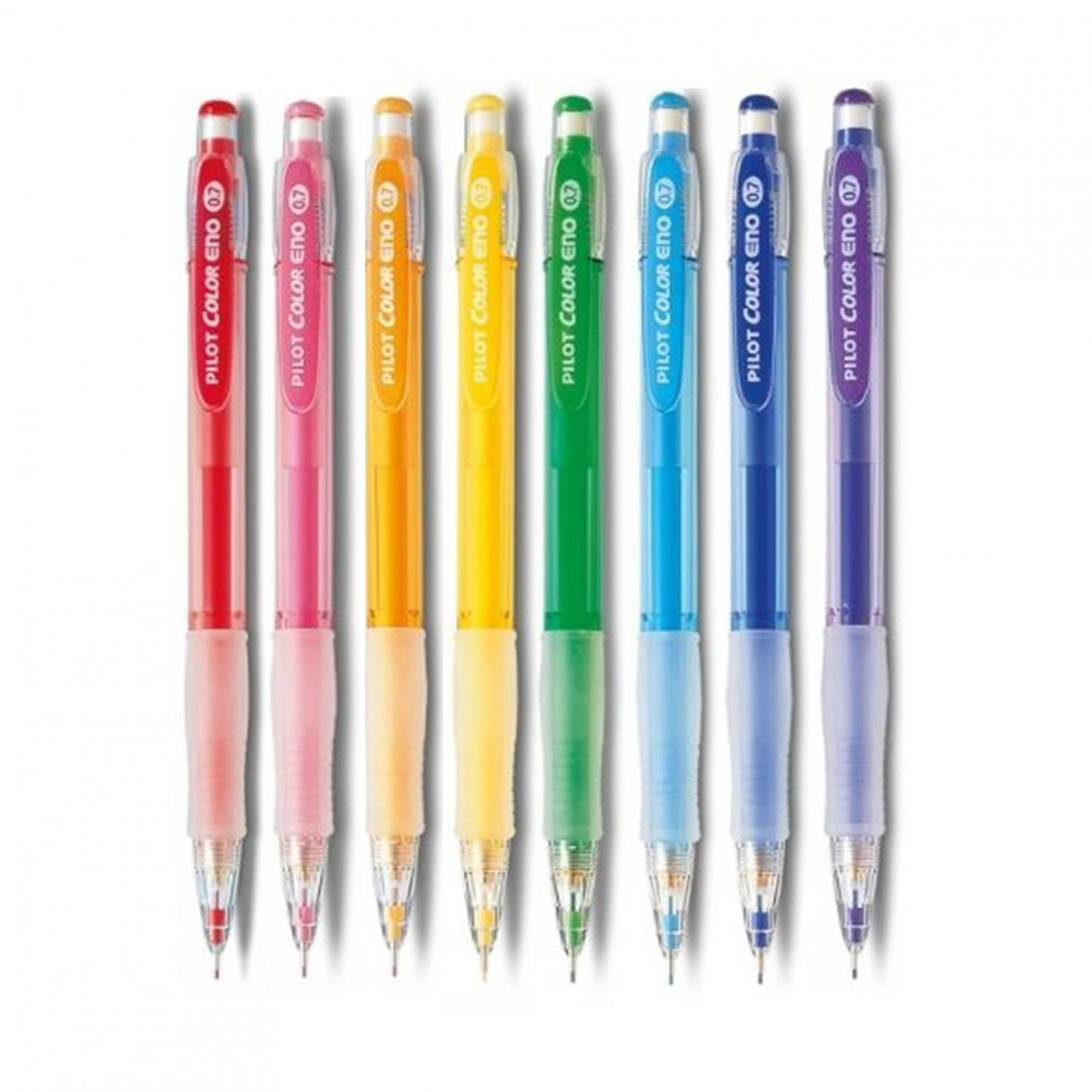 Pilot Color Eno 0.7mm Automatic Mechanical Pencil 8 Color Set