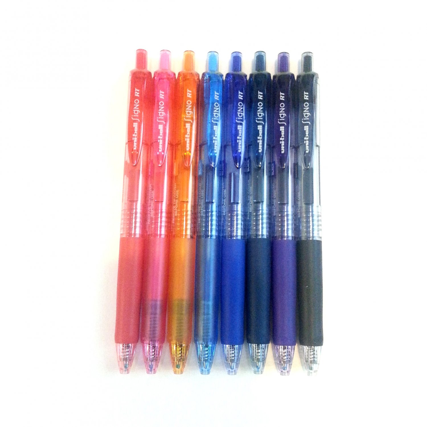 Uniball Signo RT UMN138 Gel Ink Pen 0.38mm (8 Color Set)
