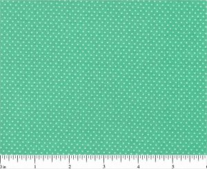 MINI DOTS 100% COTTON FABRIC 44-45" wide GREEN COLORWAY SIZE & COLOR YOUR CHOICE