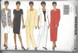 Butterick 5945  classics wardrobe UNCUT Sewing PATTERN misses various sizes