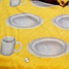 APPLE PIE ALA MODE COFFEE CUPS AND SAUCERS TROY CORP NEW ON BOLT BY THE YARD