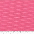 one yard Pin Dot Polka Dots 45" 100% Cotton Fabric deep pink Quilt apparel B3