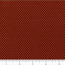 one yard Pin Dot Polka Dots 45" 100% Cotton Quilt Fabric Copper Brown free ship