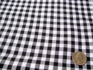 FQ143 Fat Quarter COLOR YOUR CHOICE GINGHAM poly cotton CHECK 1/4 INCH CHECK