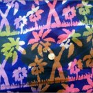 BATIK FABRICS MARSHALL DRY GOODS PALM TREES MULTI COLORED WITH ROWS