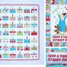 Amy Bradley Designs Applique or Pieced Have a Happy Scrappy Day Quilt Pattern