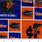 Licensed Collegiate Print Cotton Fabric University of Florida Patch 44" Wide