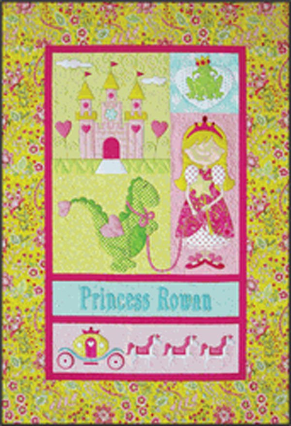 Amy Bradley Designs Applique Pattern Princess Quilt or Wallhanging Pattern