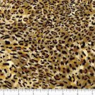 Yard Cotton Quilt shop Fabric FAUX print FUR LEOPARD SKIN FREE SHIPPING