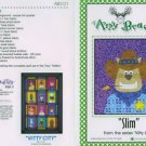 AMY BRADLEY Kitty City SLIM the cat cowboy Quilt Pattern only Applique block