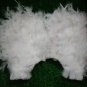 3T - White Feathered Baby Wings