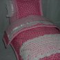 Doll bed comforter set - pink