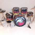 RGM306 Lars Ulrich Metallica   Miniature Drumkit
