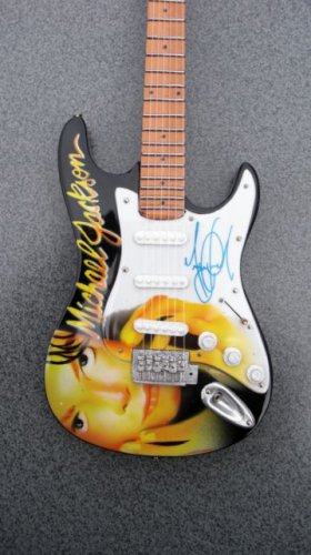 RGM80 Michael Jackson (Face) Miniature Guitar
