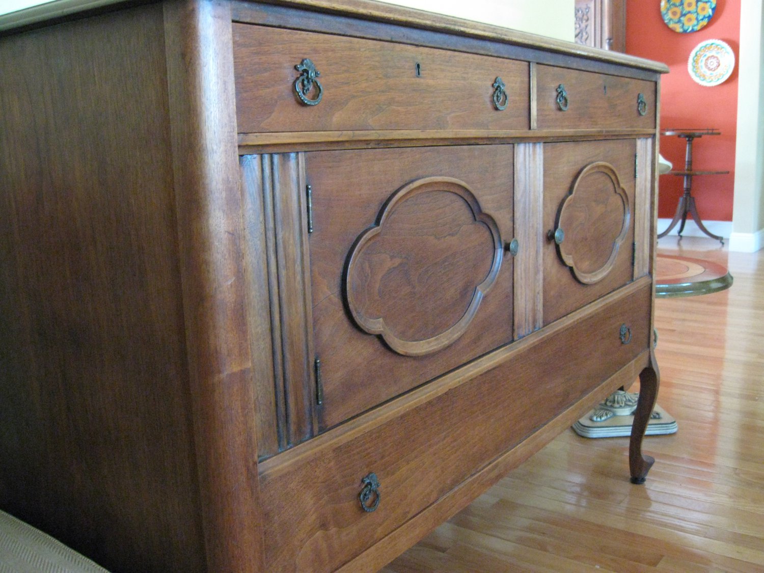 Antique Oak Linen Chest