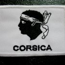 CORSICA FRENCH ISLAND IN THE MEDITERRANEAN SEA FLAG Sew on Patch