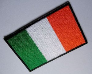 IRISH IRELAND &Atilde;�IRE THE EMERALD ISLE FLAG Sew on Patch
