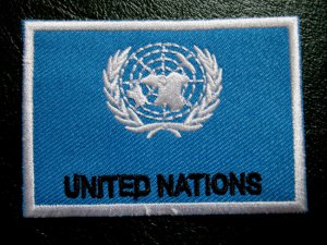 UNITED NATIONS UN FLAG INTERNATIONAL ORGANIZATION Sew on Patch