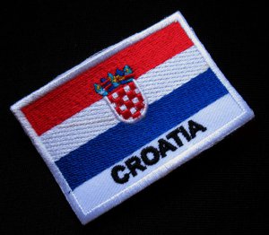 CROATIA CROAT CROATIAN NATIONAL FLAG Sew on Patch