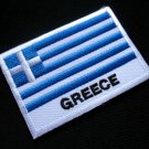 GREECE GREEK HELLAS HELLENIC NATIONAL FLAG Sew on Patch